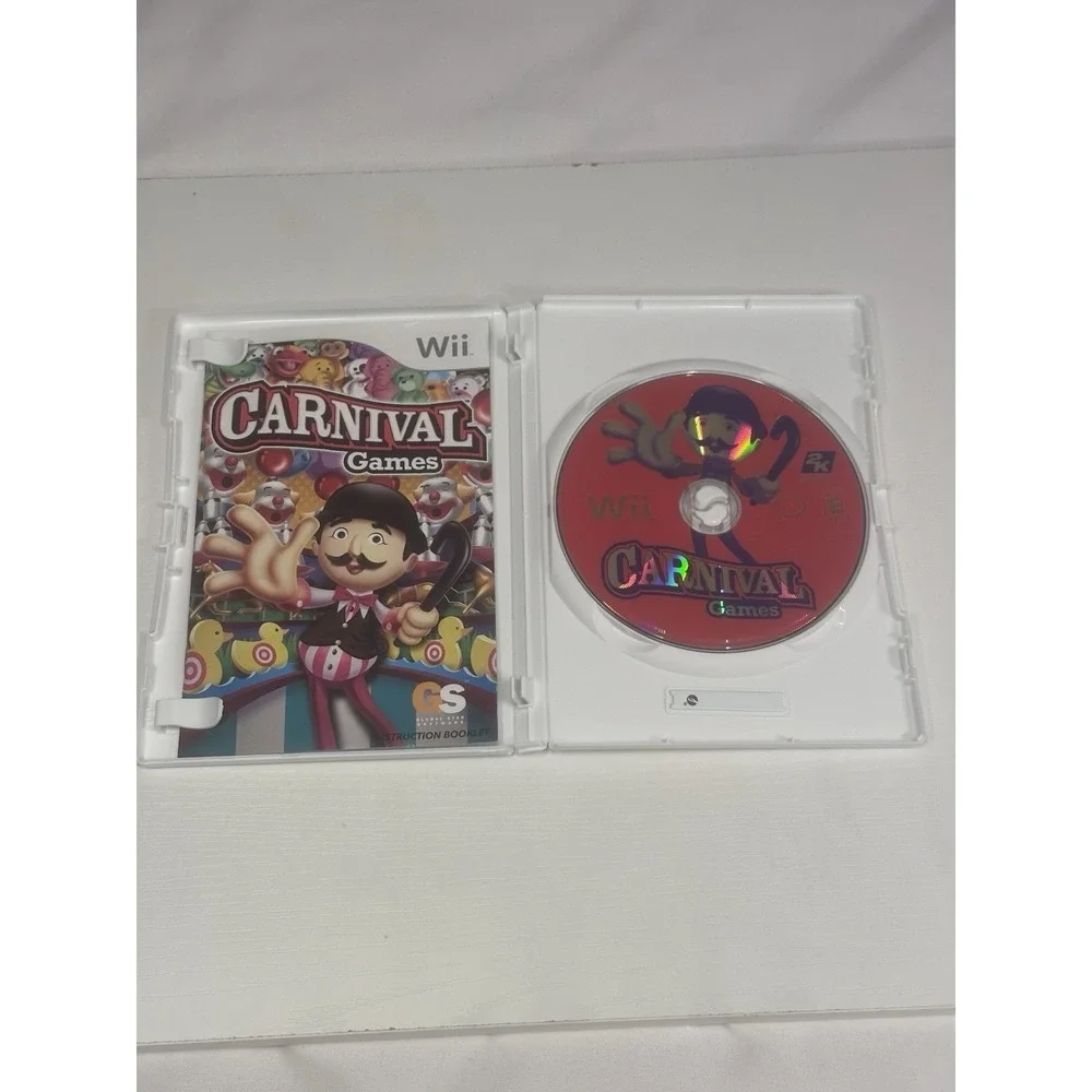 Carnival Games Nintendo Wii Complete CIB With Manual